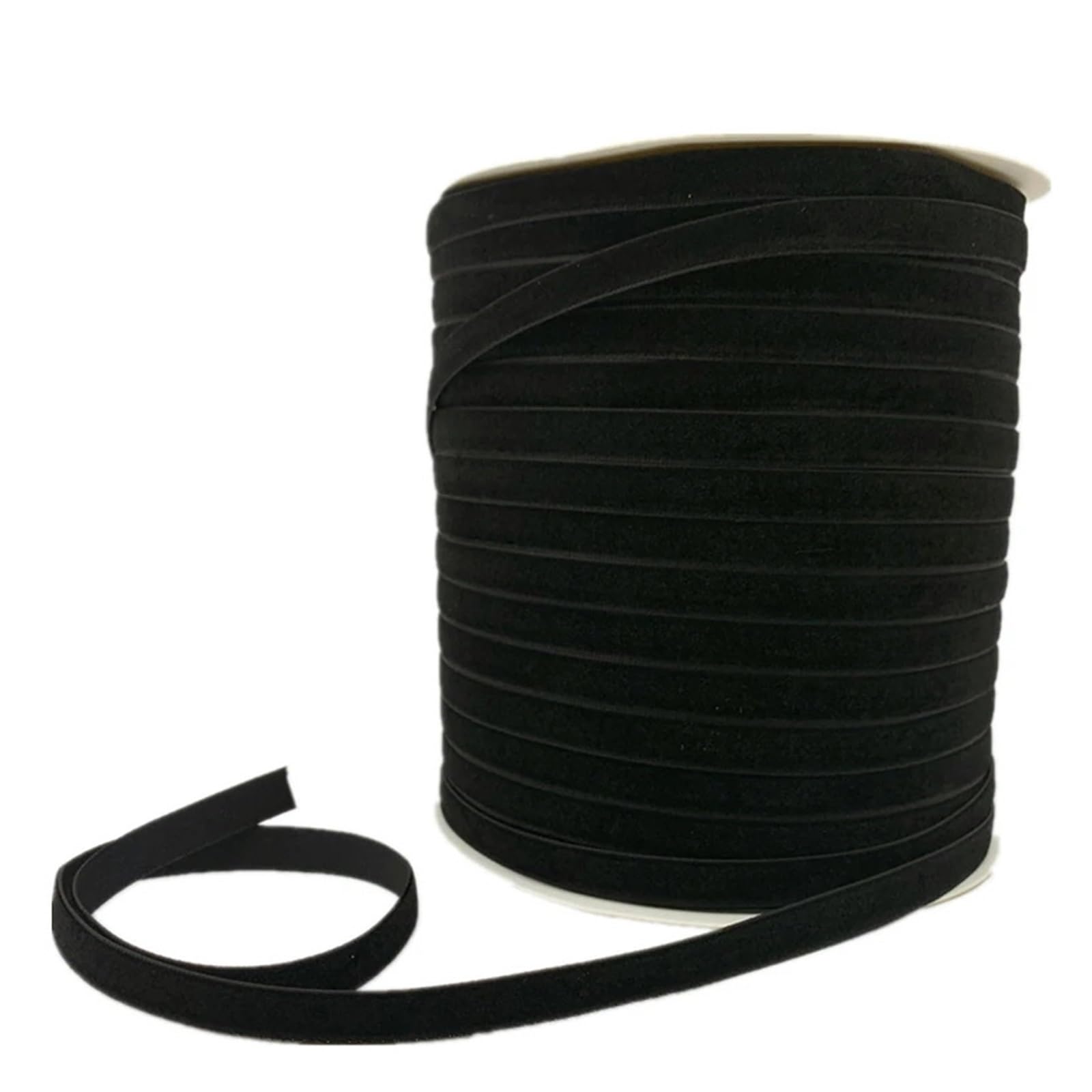 wstążka aksamitna, 10 szt. czarnej aksamitnej wstążki 6-38 mm do samodzielnego owijania kokardki włosów(38mm)