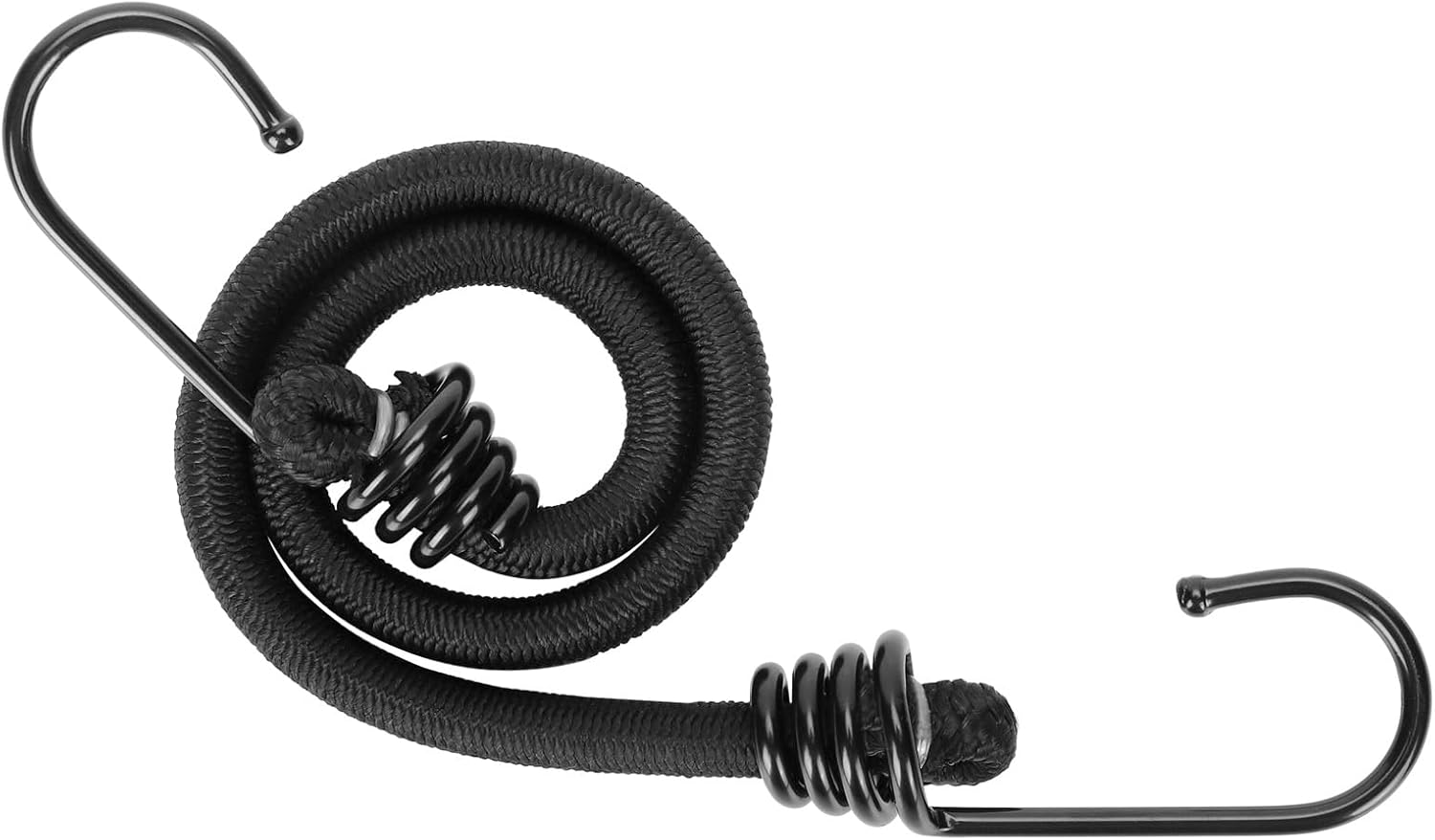 Bungee Cords with Hooks, 4 Pack Heavy Duty Outdoor Bungee Straps with 90lb Load Capacity Metal