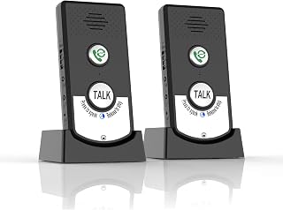 Nexytrix Wireless Home Intercom System: 3280ft Long Range 2-Way Voice for Elderly, Seniors, Kids - Plug & Play Room-to-Room