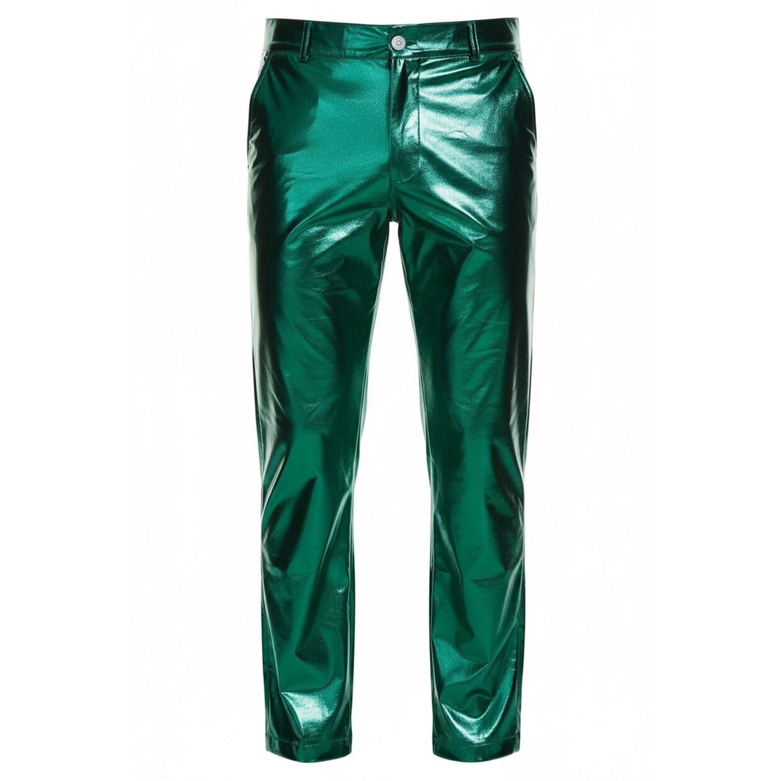 Pailletten Hose Herren Glitzer Hose Lang Freizeithose Flared Festliche Tanzhose Metallisch Herren-Hosen Glänzend Hip-Hop Disco Tanzhosen Kostüm Silvester Party Club Karneval