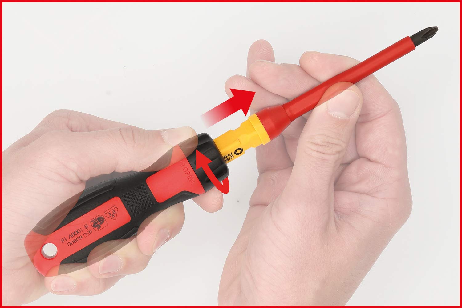 KS TOOLS 117.0610 Kit de atornilladores
