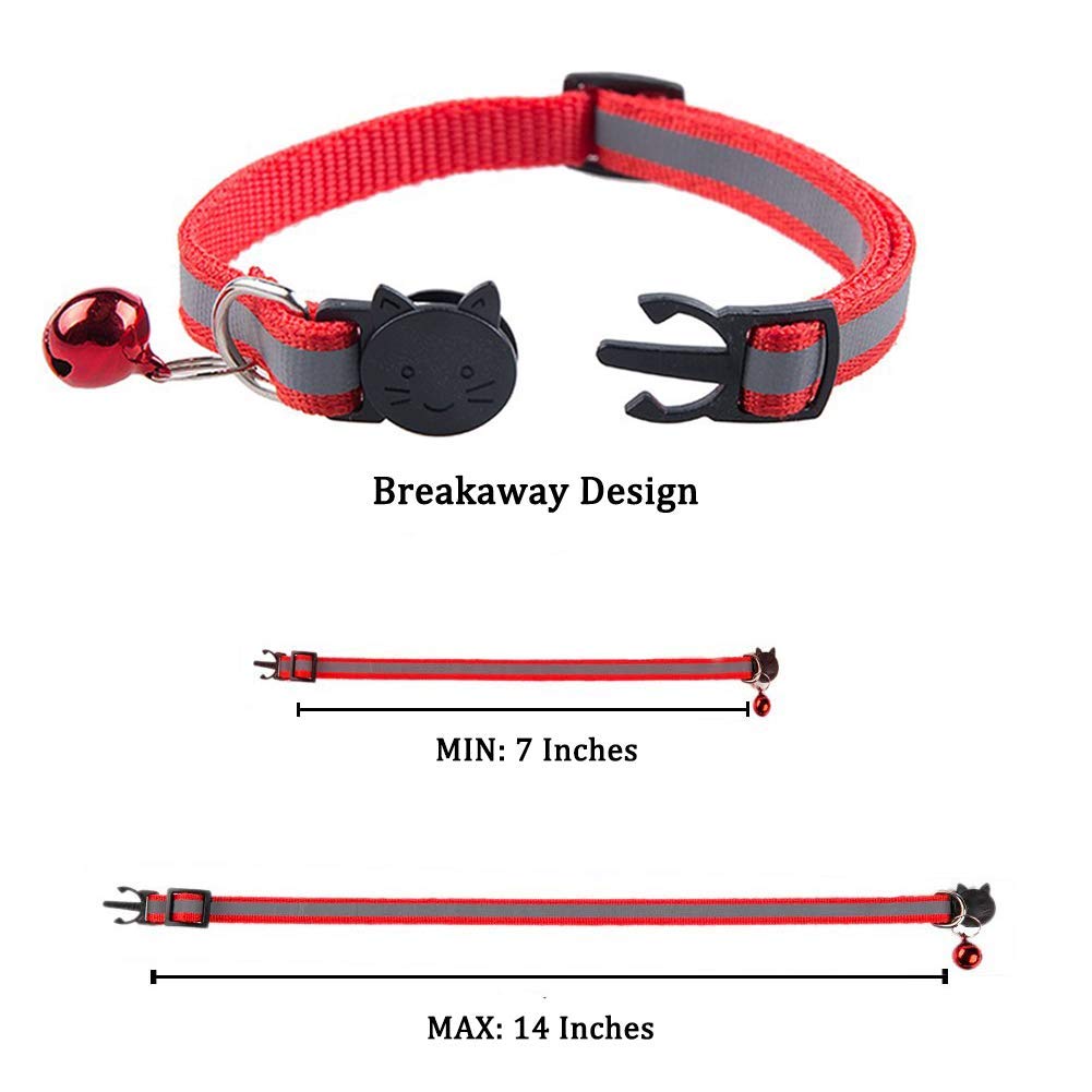 Batman Hush Katzenhalsband – Breakaway-Sicherheit, Mit Glöckchen, Verstellbar 21,6-30,5 Cm