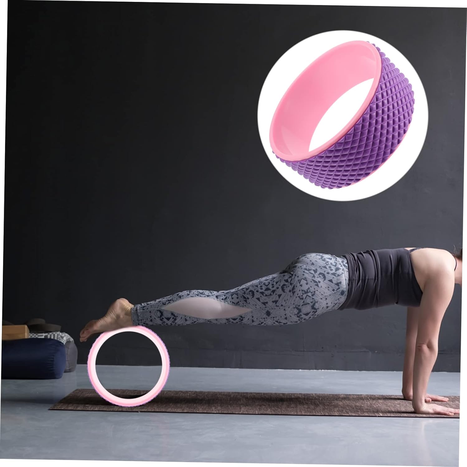 1pc for Backbend Massage Floating Design for Beginners for Stretching Flexibility and Muscle Relief for Yoga and Fitness Enthusiasts