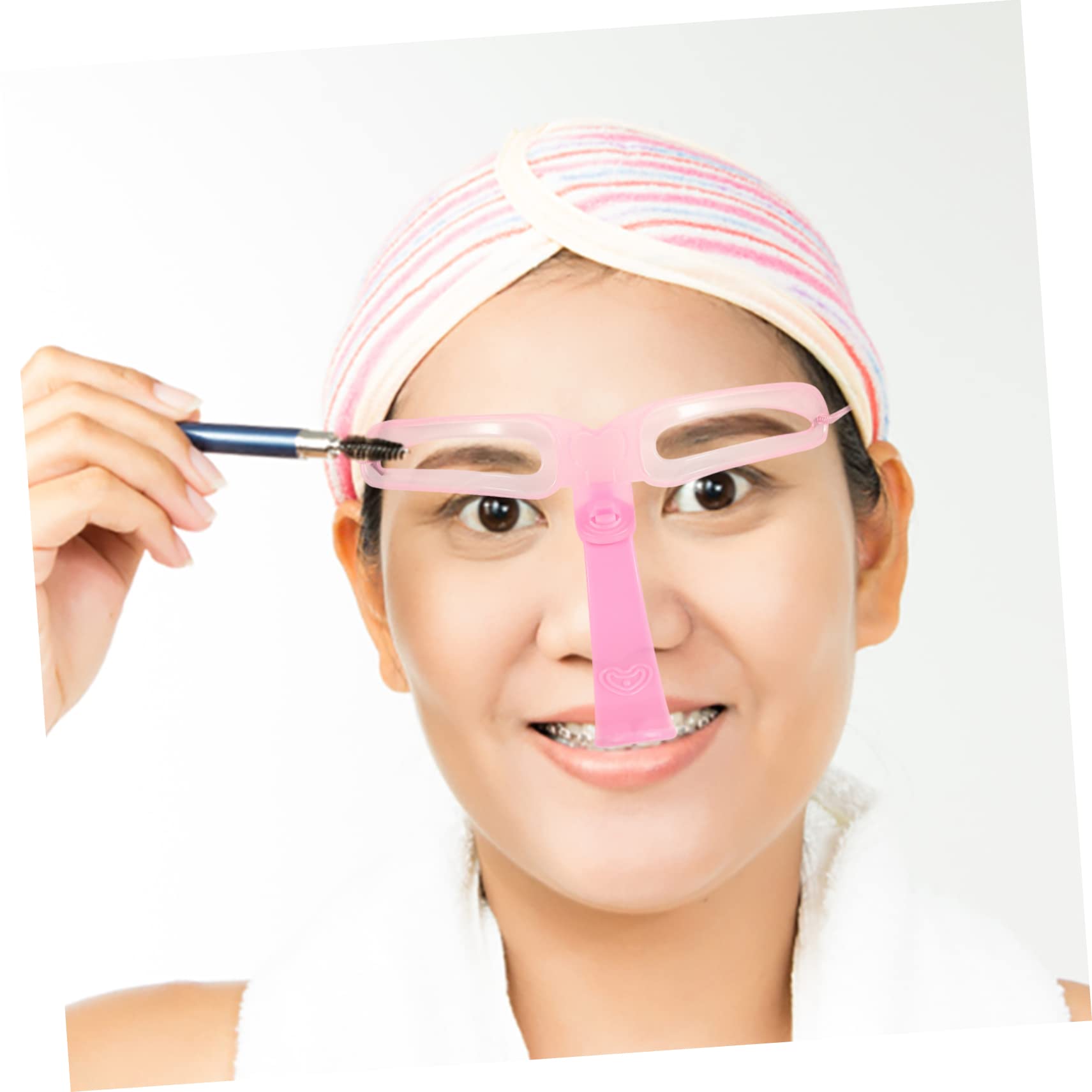 MAGICLULU 12 Set Di Strumenti Portatili Per Sopracciglia Stencil Per Sopracciglia Resistenti Allusura Accessori Per Sopracciglia Per Il Trucco Quotidiano