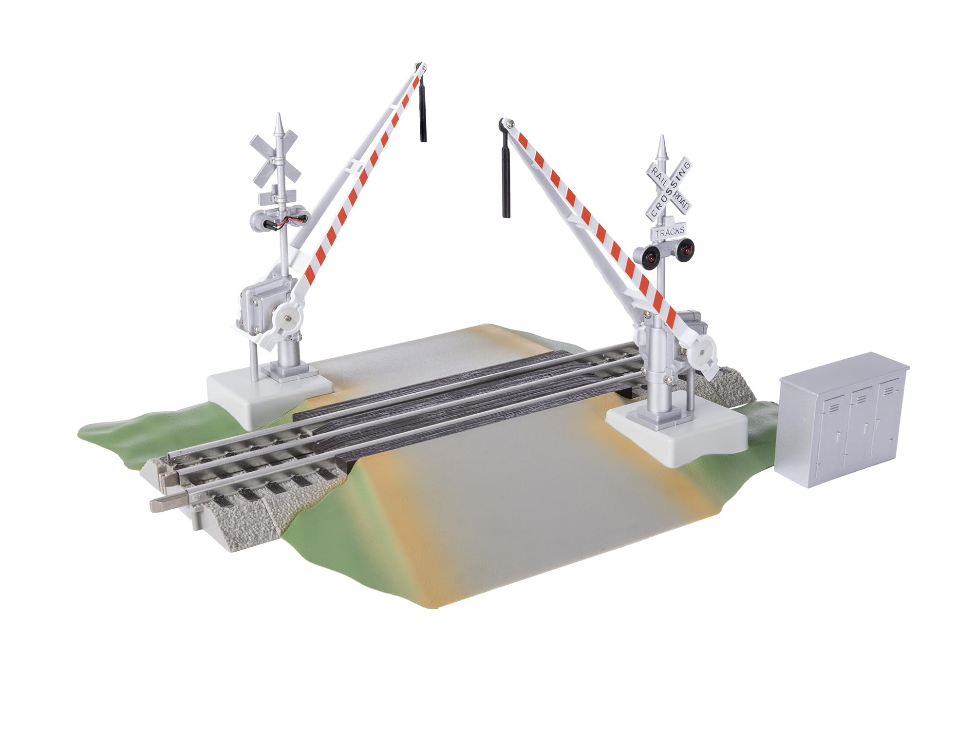 Lionel FasTrack Grade Crossing with Gates & Flashers