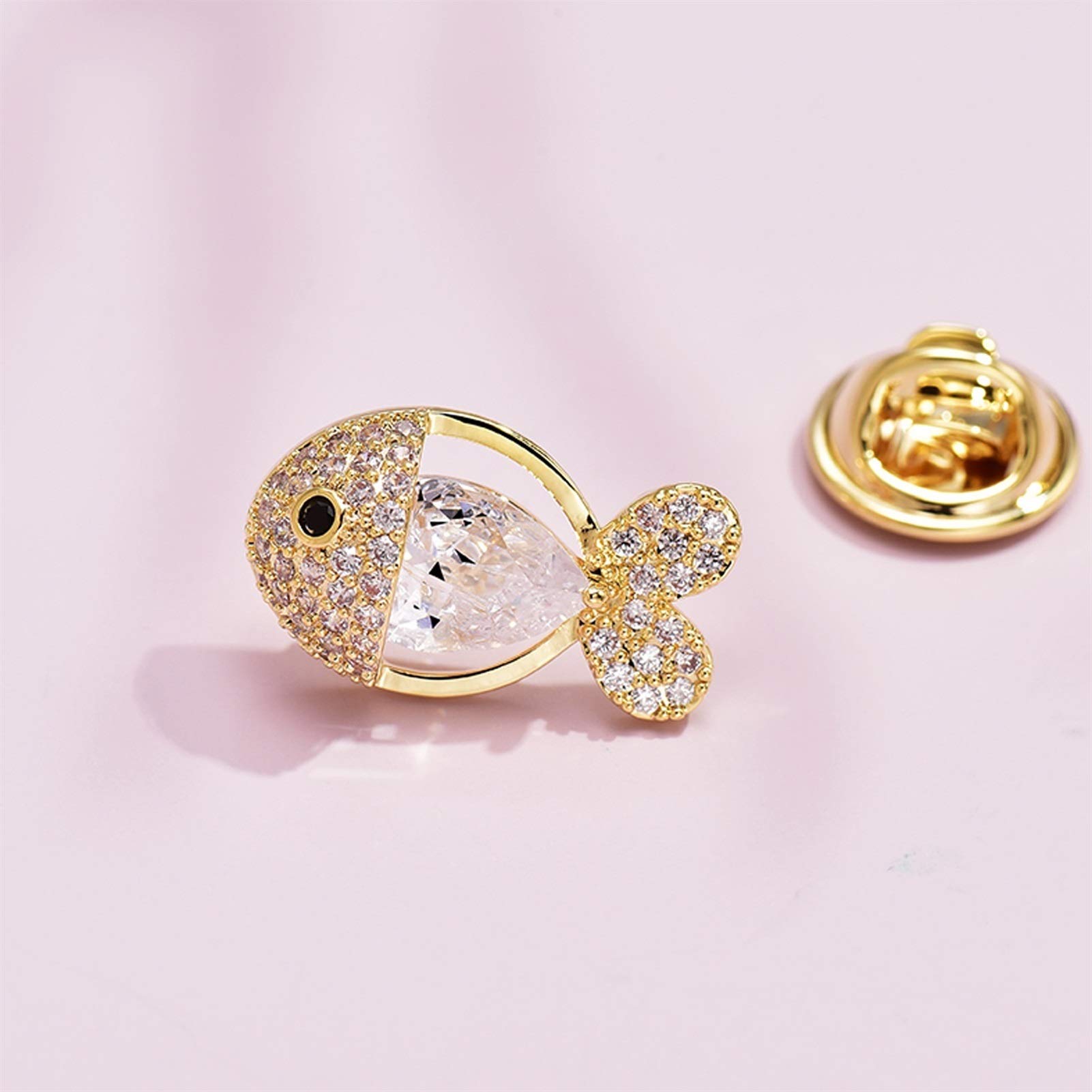 Broche Moda Animal Broche Pin Exquisito y Lindo Broche, Ropa Decorativa de Lujo Hebilla Mujer joyería Regalo de Fiesta broches(B)