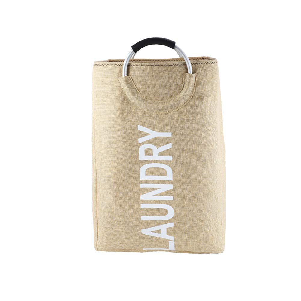 ao jie ya Large Folding Laundry Basket, Folding Laundry Bag with Handle, Waterproof Laundry Bucket,