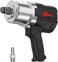 TrivdFrol 3/4 Inch Air Impact Wrench 2100 Ft.Lbs Torque 6000 RPM Twin Hammer Pneumatic Gun for Auto Repair Tire Shop
