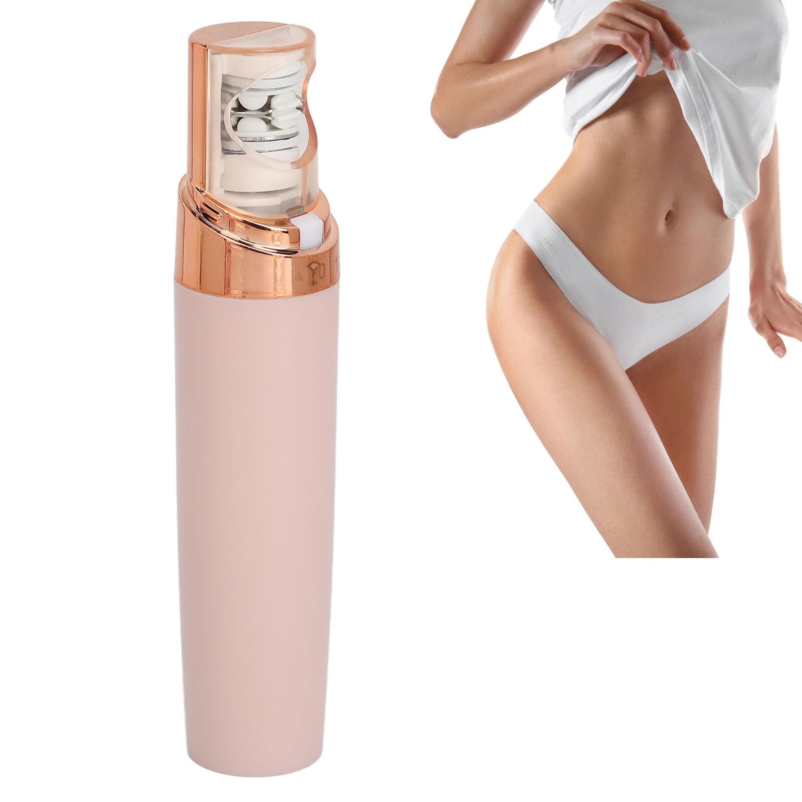Epilatore Portatile e Compatto per il Viso – Strumento di Depilazione Efficiente e Delicato per il Corpo, Versatile con Design Sicuro e Affidabile