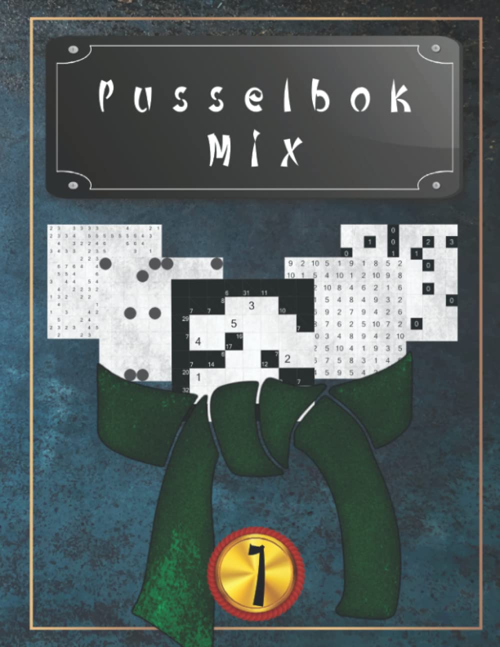 Pusselbok Mix 1: 14 olika typer av pussel: 1000 logiska pussel | Nivå: medelhög svårighetsgrad | För nybörjare och proffs | endast lösbara pussel | inkl. Lösningar