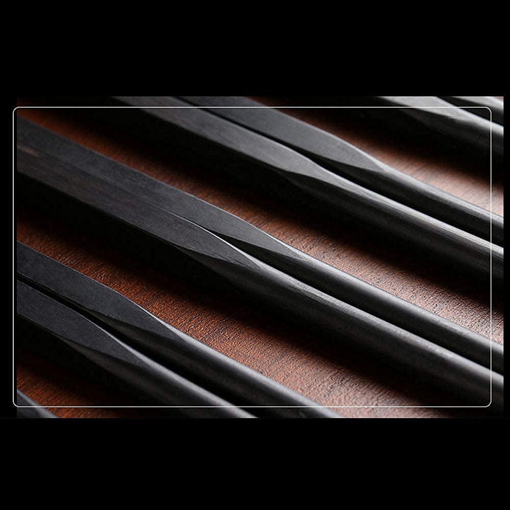 Baguettes Baguettes réutilisables Lot de 2 Paires de Baguettes Naturelles réutilisables Coffret Cadeau, Baguettes japonaises en Bois (et 25 cm)