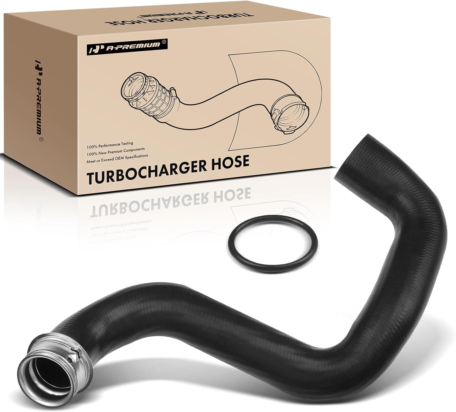 A-Premium Engine Radiator Lower Hose Compatible with Mercedes-Benz C219 CLS500 2006, E500 2003-2006, V8 5.0L, Gas, Replace# A2115010682