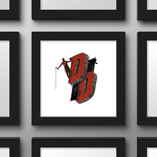 Miniatura 2 de Trends International Gallery Pops Marvel Comics Daredevil - Póster gráfico de pared con ladrillos DD de Hell's Kitchen, 12.00 x 12.00 pulgadas,