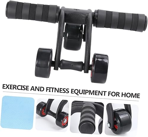Miniatura 4 de Rueda muscular abdominal de 3 ruedas Ab Roller Wheel Abdominal Wheel Equipo de fitness para entrenamiento doméstico