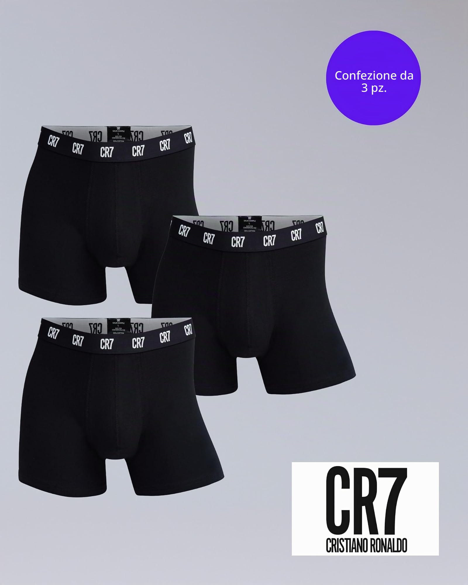 Cristiano Ronaldo Men's Cr7 3-Pack Trunks