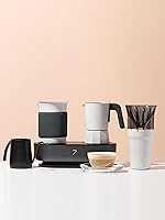 Vista 7 de SEVEN&ME Fancy coffee machine semi-automatic home office travel milk frother all-in-one machine Mocha pot Italian electric milk frother coffee maker