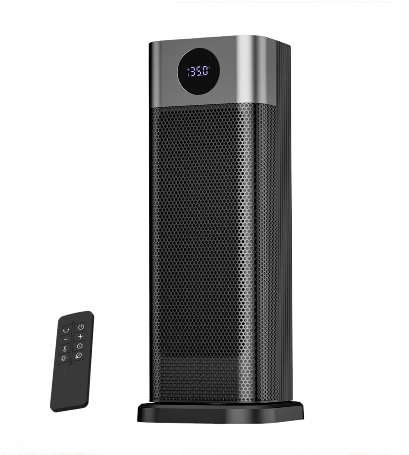 Sendowtek Calefactor Bajo Consumo 2000W, Space Heater con Control Remoto, Temporizador de 12H, Oscilación de 70°, Termostato, Calentador Eléctrico Portátil para Interiores Oficina Dormitorio