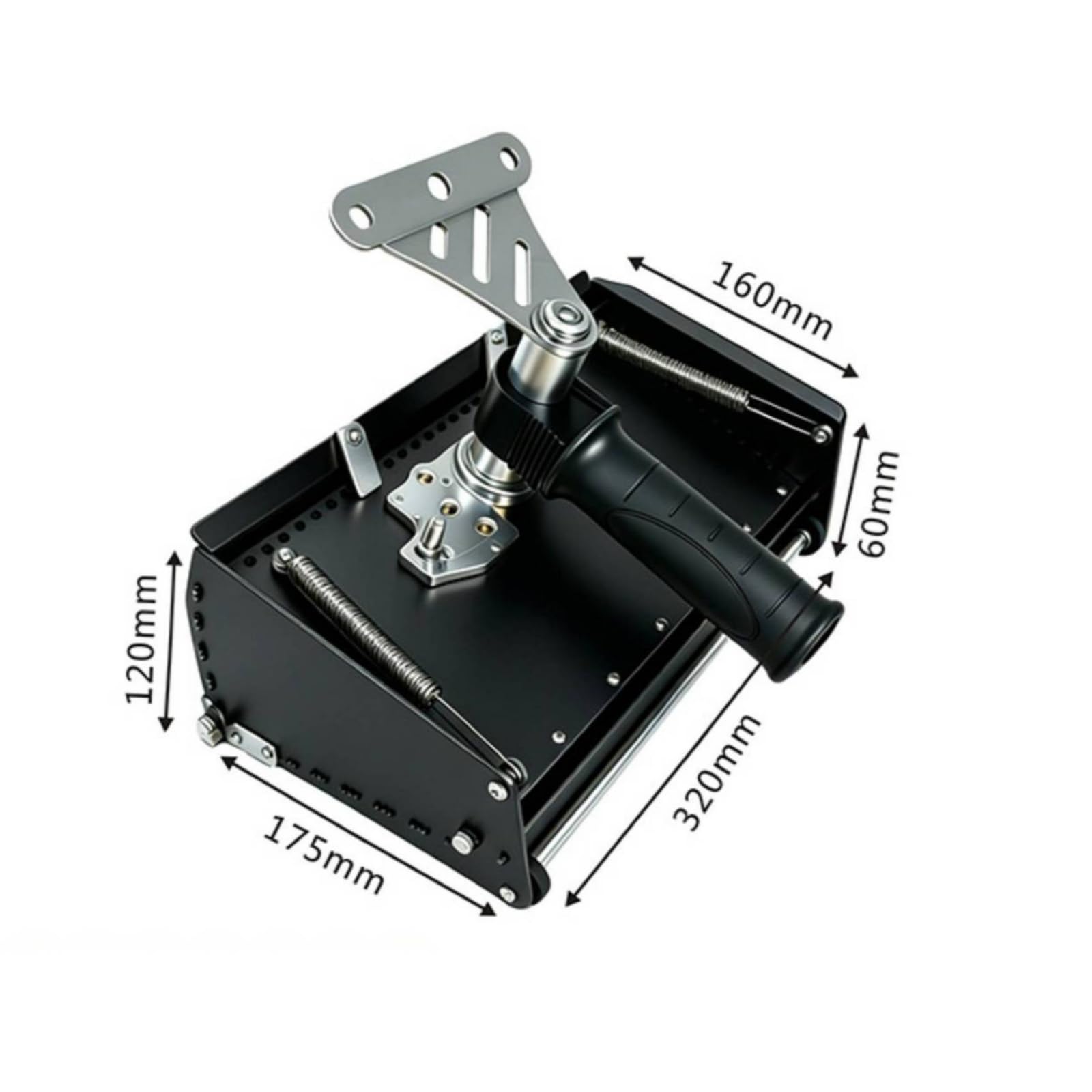 Colcolo Mango para Caja Yeso Ligero Mango Aluminio con Agarre Antislizante, Resistente, Herramienta, para renovaciones, Yeseros, 12 Pulgadas