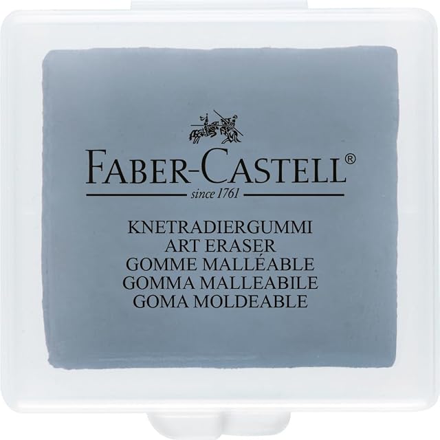 Foto 2 de 3 de FABER-CASTELL - Gomas de borrar moldeables Art Eraser, 9 unidades