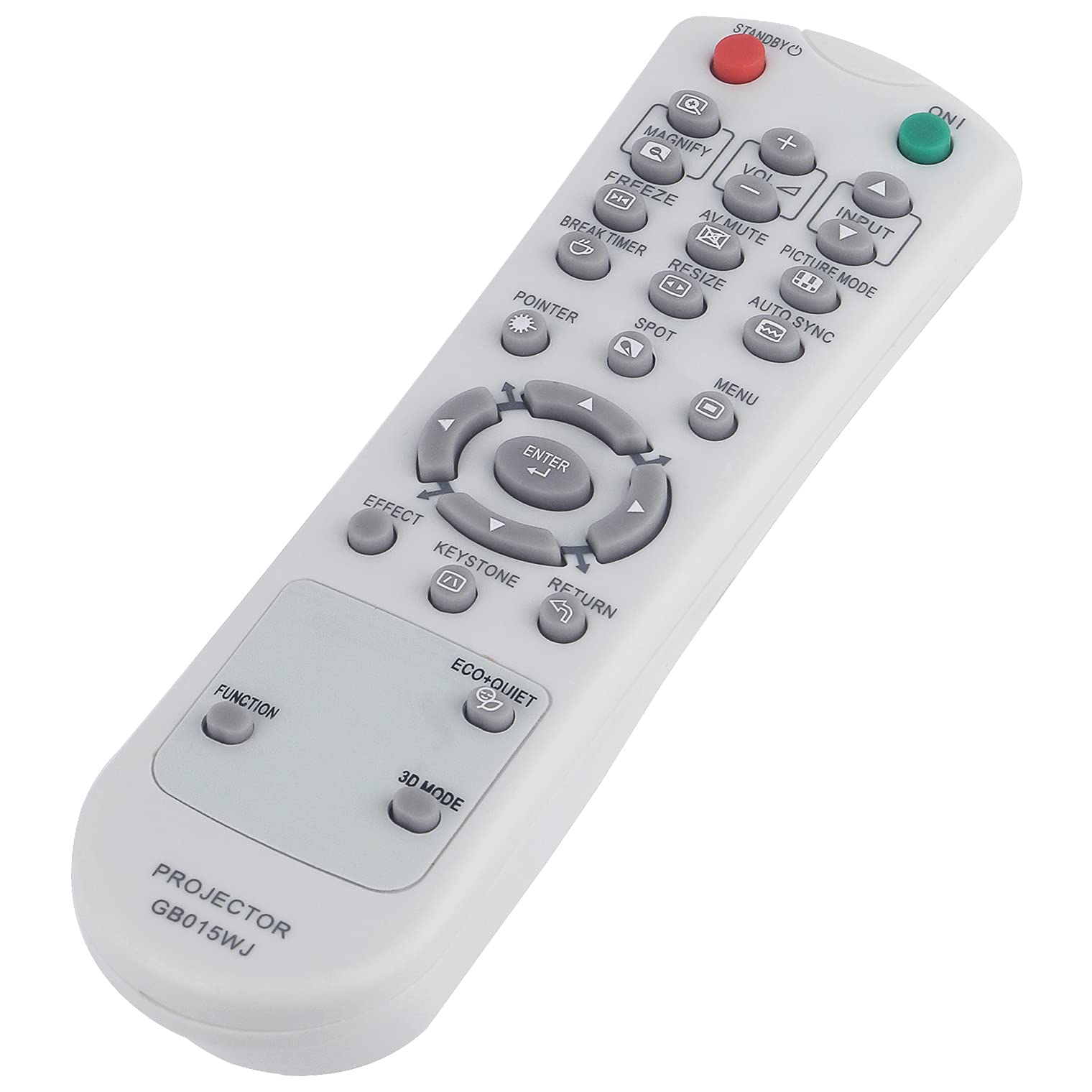 AIDITIYMI GB015WJ Replace Remote Control Compatible with Sharp Projector PG-LS2000 PG-LW3000 PG-LX2000 PG-LW2000 PG-LX3500 PG-LW3500 PG-LX3000