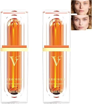 Five Vitamin C Moisturizing Brightening Cream, Deep Hydration Makeup Cream, VC Light Make up Face Cream, 30g 2pcs