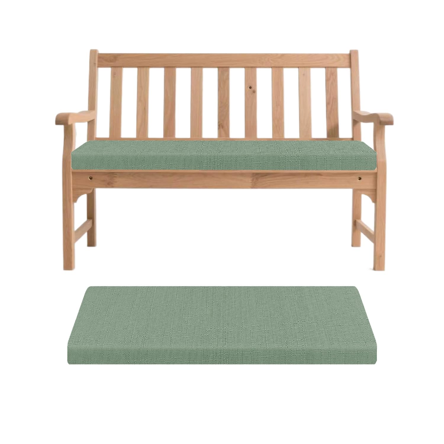Holomaalahi outdoor seat cushion 130x35x5cm with Removable Cover for Sofa Bay Window Swing Seat Long Chair