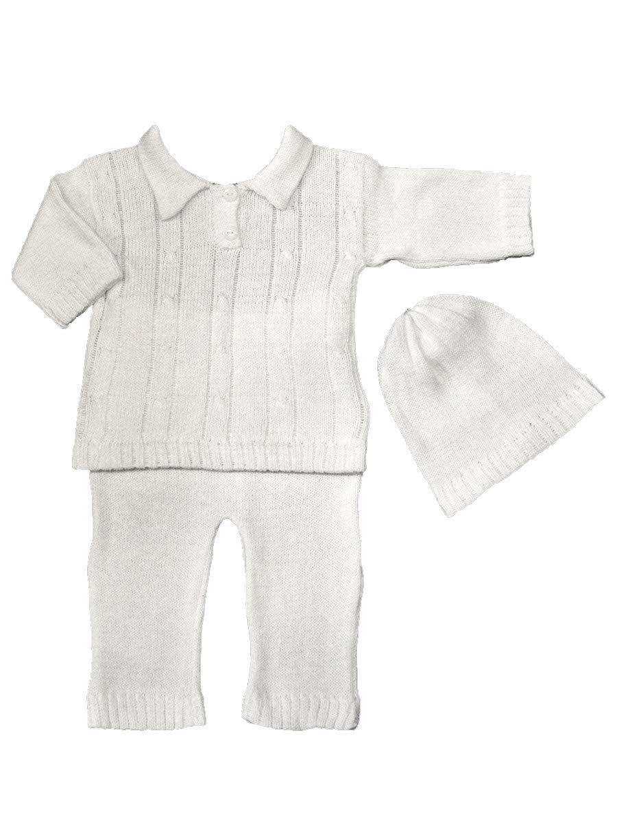Baby’s Trousseau 3 Piece Sweater Set A908 (3 Months)