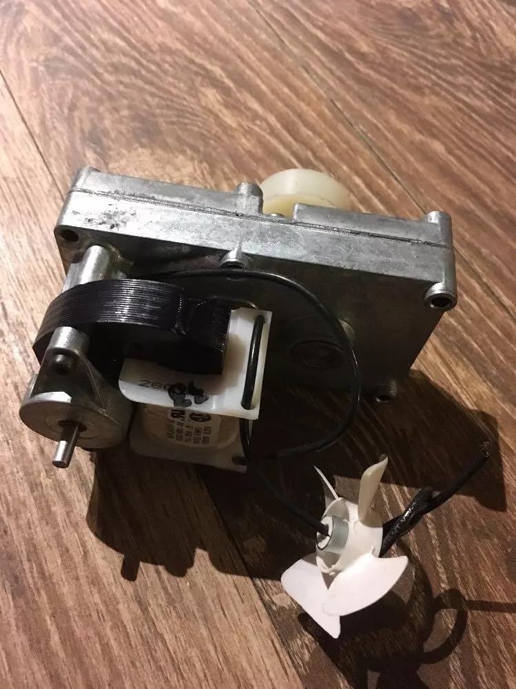 Coal Stove Gear Motor MK-Large w/Fan & Nylon CAM,Replacement for Keystoker OEM