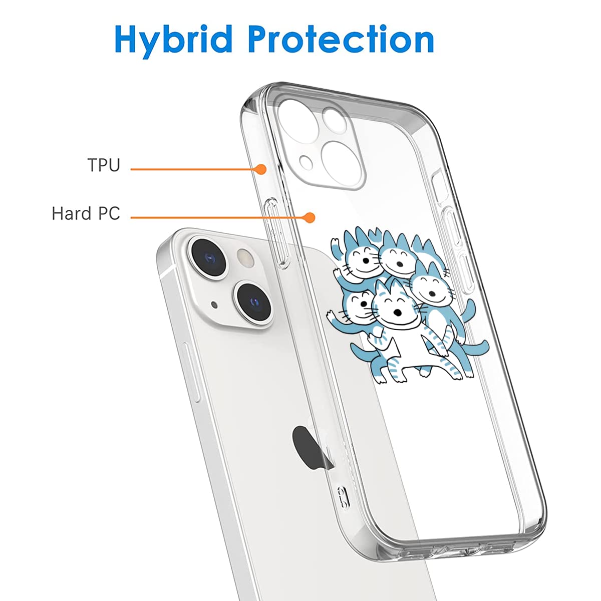 Amazon.co.jp: iPhone13ケース 11ぴきのねこ iPhone13カバー