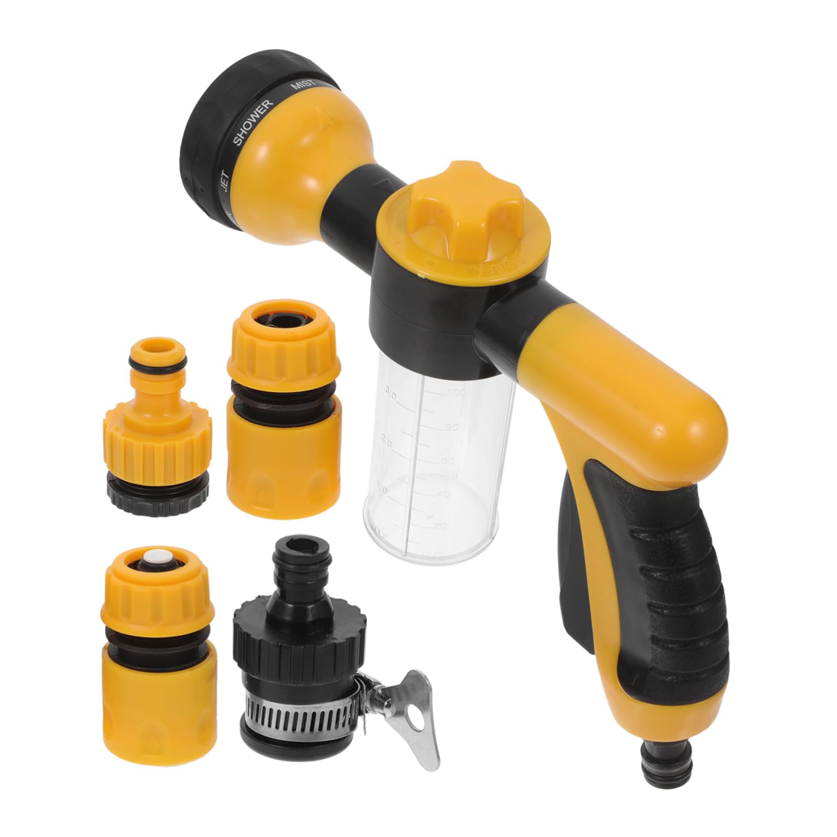 VANZACK Dog Shower Spray Nozzle Attachment for Pet Grooming Heavy Duty Garden Hose Sprayer Water-Saving Nozzle