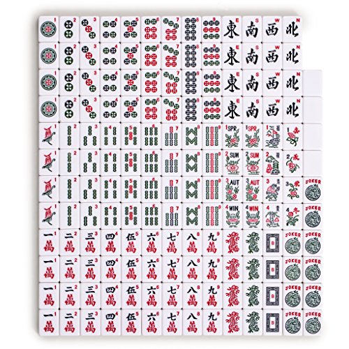 Set Completo Para Mahjong Americano Con Soportes Modernos miniatura 5