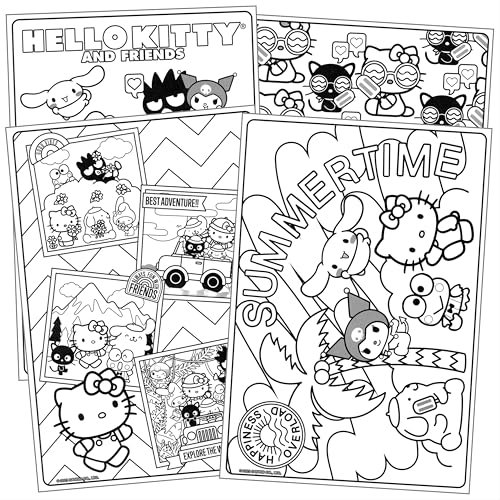 Image of Bendon Hello Kitty Advanced Coloring Book and Stickers with Hello Kitty Coloring Book, Stickers, and More