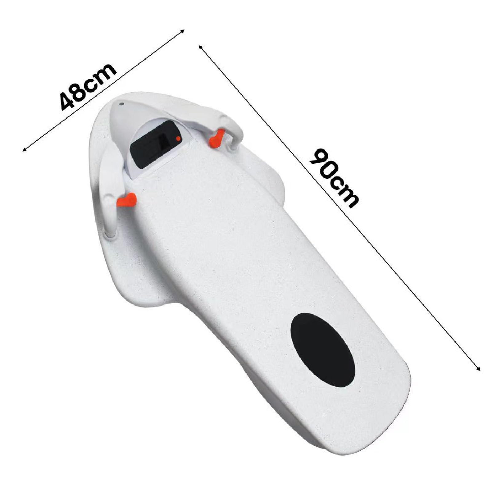 Tavola da Surf Elettrica per Adulti 36v 3200w,Scooter Acquatico da 6500 Giri/Min,Tempo di Resistenza: 60 (4 M/S) -120 Min (2 M/S), Display LCD + Spazio Vuoto per Supporto Fotocamera