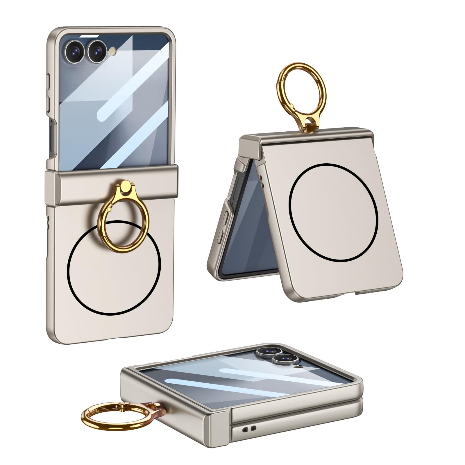 COQUE Hülle für Samsung Galaxy Z Fold 7 Cover,6D Mikrogepräg