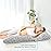 Pregnancy Pillow Cover U-Shaped (ONLY Pillowcase), Super Soft Replacement Cover for Maternity Pillow, Full Body Pregnancy Pillow Case, Universal Fit, Grey Hearts Print
