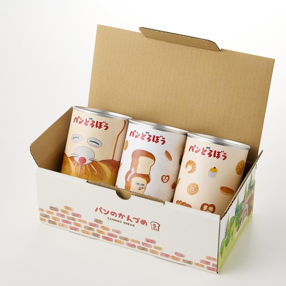 Amazon | パンアキモト パンの缶詰 パンどろぼう 100g ×3缶セット