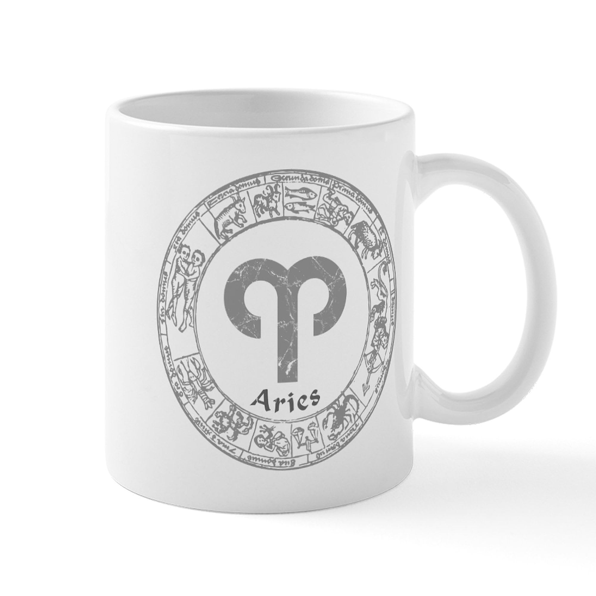 CafePress Aries Zodiac Sign Mug 11 oz (325 ml) Ceramic Coffee Mug