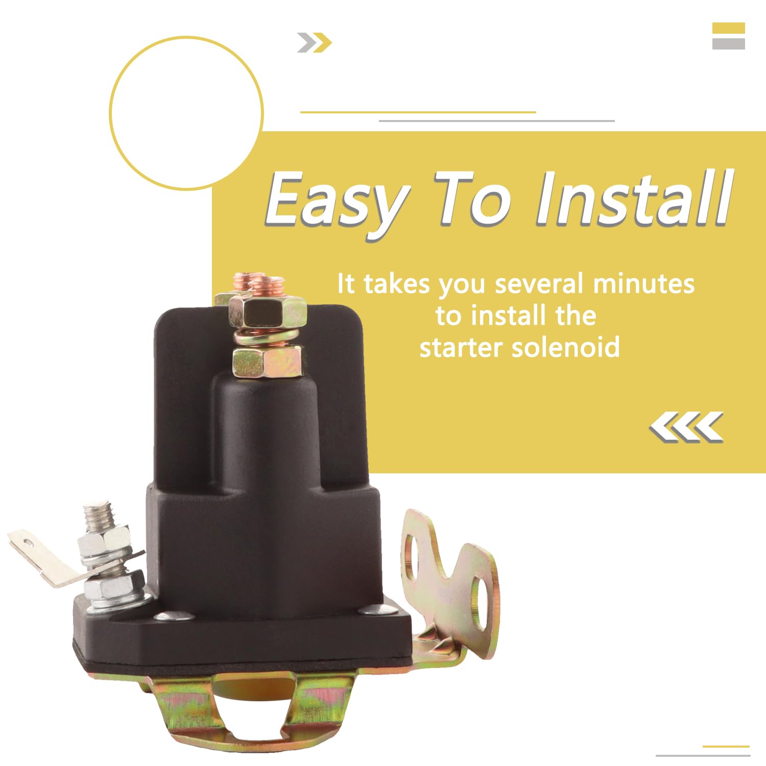 Rotary 12V INT Solenoid Starter Bad Boy: 108-5349-00 - Foto 7