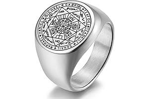 Seal of The Seven Archangels Ring, The Seal Of Solomon Tetragrammaton Archangels...