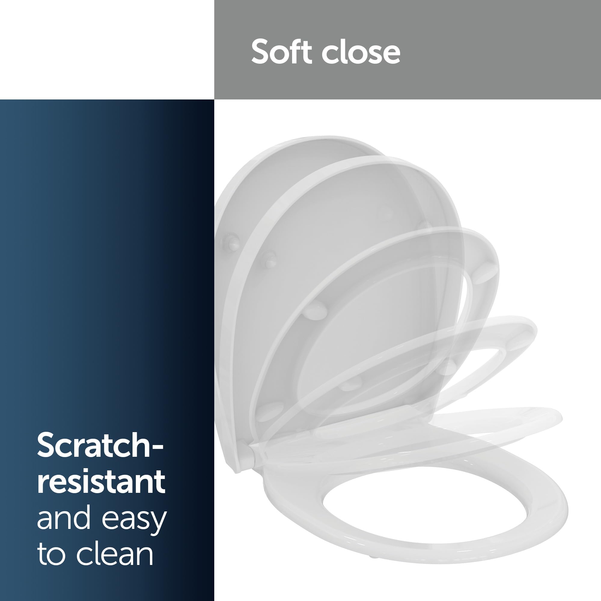 Villeroy & Boch Architectura toiletbril met softclose en quickrelease wit