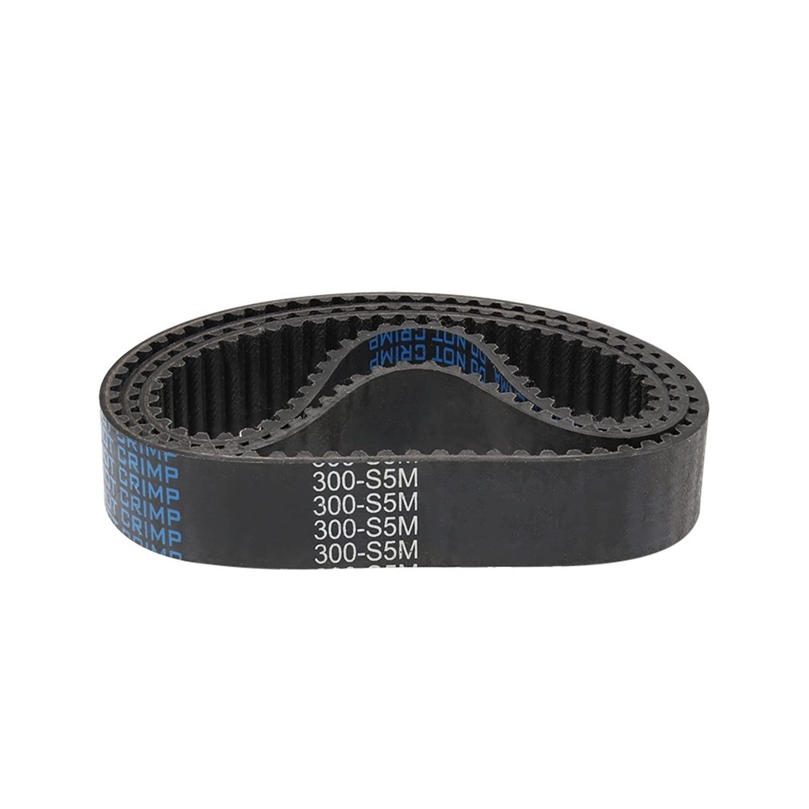 5 pcs Timing Belts, S5M-300/305/320/325/335/340/350/355/360/370/375 mm Closed Loop Rubber Transmission Belts Width 10/15/20/25/30 mm