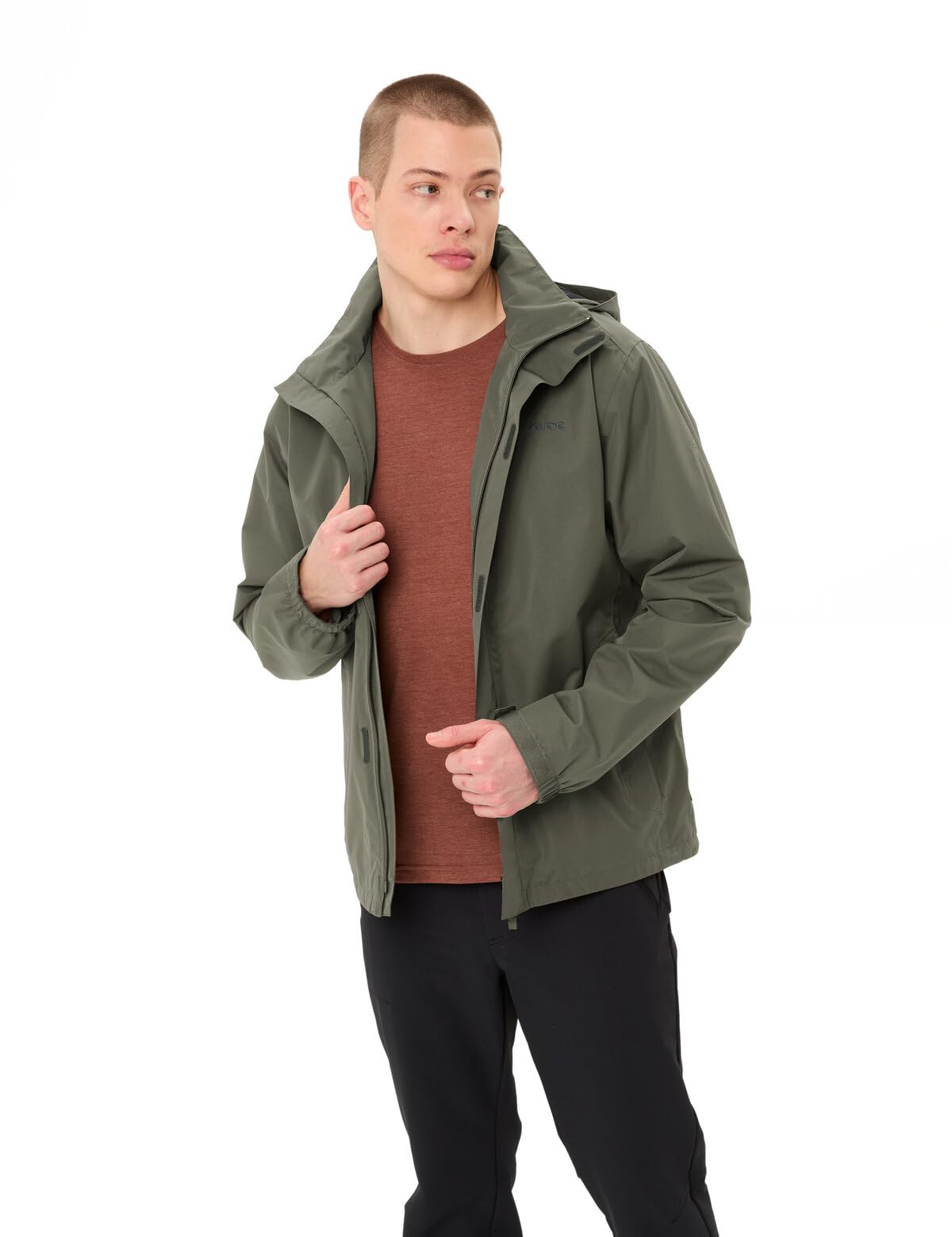 VAUDE Herren Regenjacke Escape Light Jacket, leicht, wasser- und winddicht, atmungsaktiv