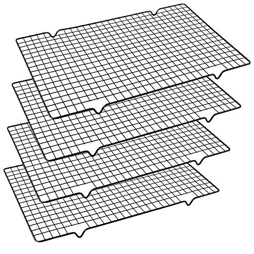 Mokpi Wire Cooling Racks Grid Rack Size 16’’x10’’ Heavy Duty Commercial Quality Rack