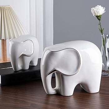 【美品】ゾウ　象　陶器　オブジェ　置物　インテリア　工芸品　美術品　A2988 楽天市場】『ゾウさんオブジェ』ぞう 象 上向き アニマル 動物