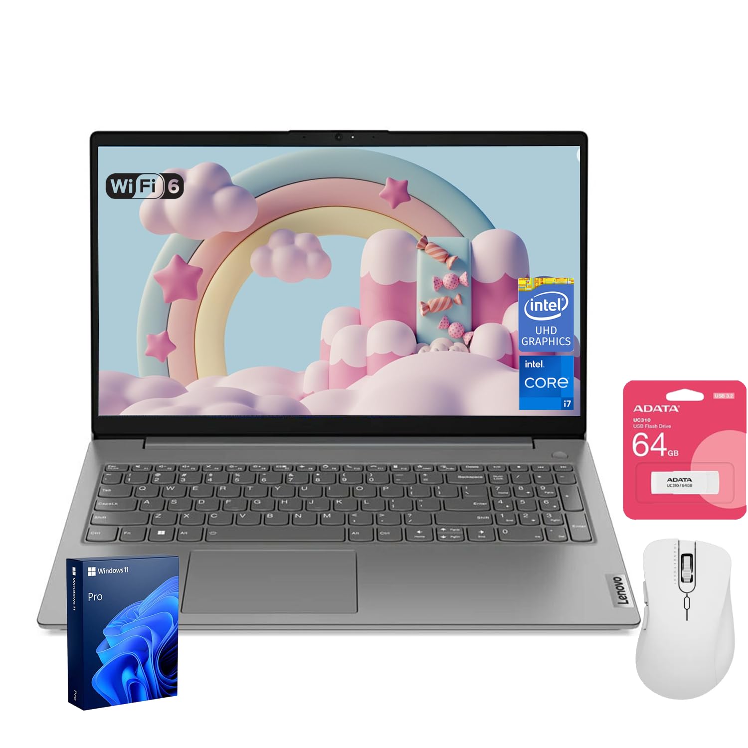 Laptop Computer for Business & Work, 13th Gen Intel Core i7-13620H, 15.6" FHD Anti-Glare Display, 24GB RAM, 1TB SSD, Webcam, HDMI, Wi-Fi 6, Windows 11 Pro, Gray, w/Bundle