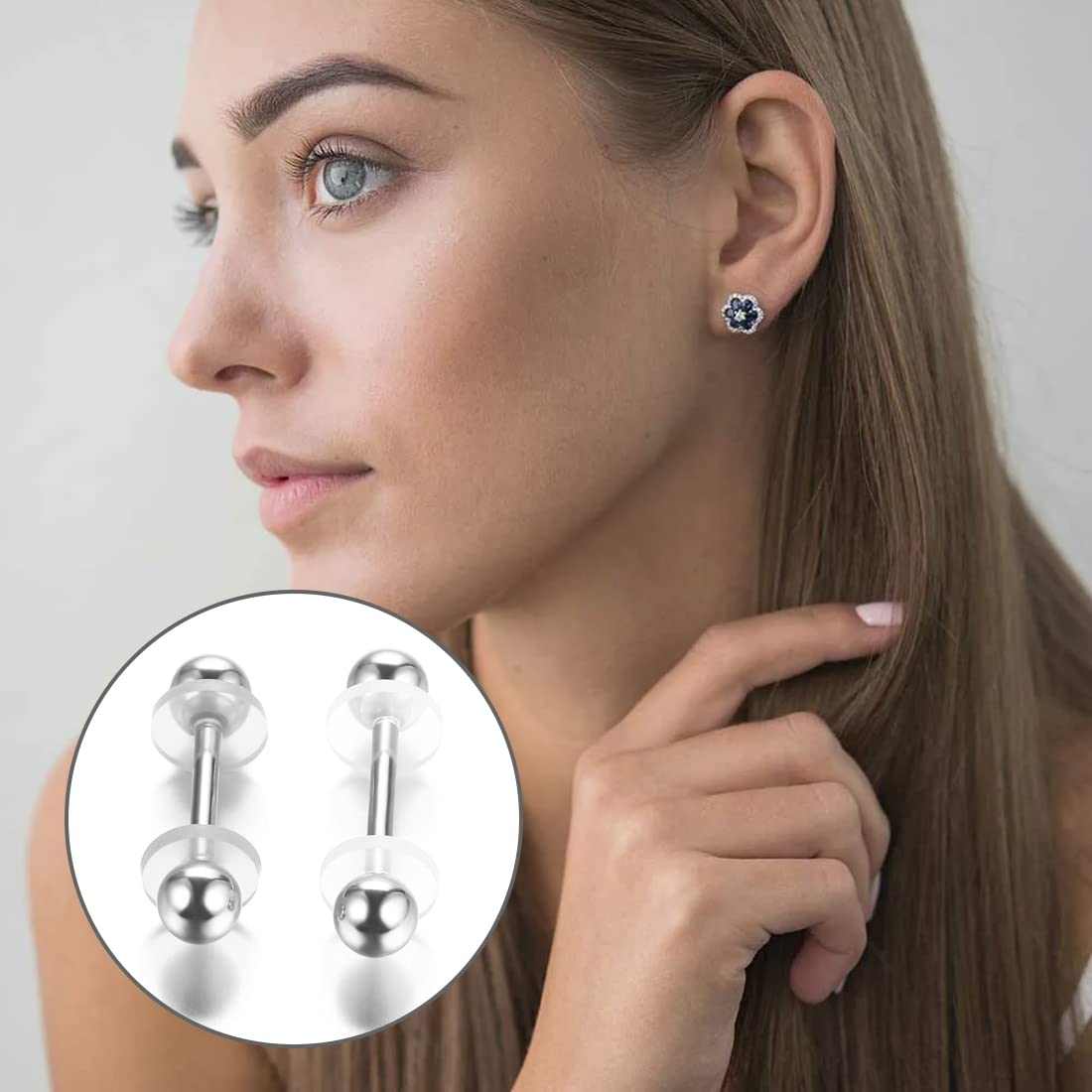 Dischi In Silicone Trasparenti Per Piercing – Set Da 6, 9 Mm, Per Cheloidi, Stabilizzare Orecchini E Ombelico - 2