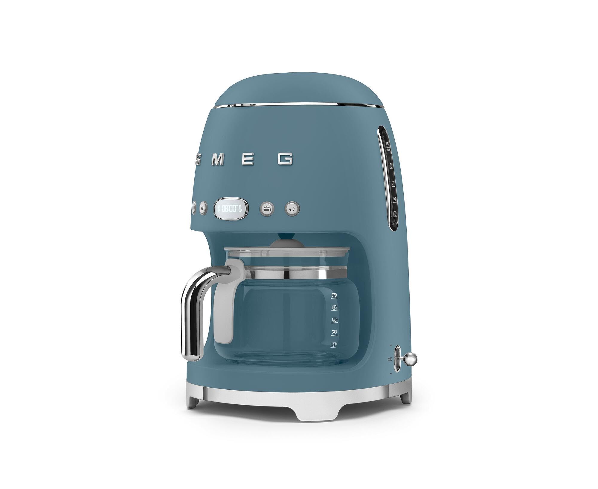 SMEG - Máquina de Café de Filtro, Anni 50, Storm blue DCF02SBMEU