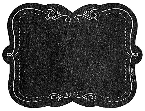 Creative Teaching Press Chalkboard Labels, Black/White (0725)