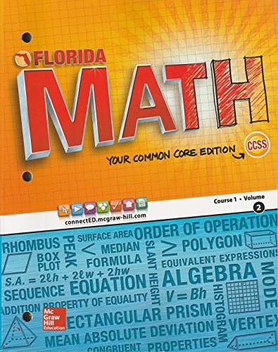 Florida Math Your Common Core Edition Course 1 Volume 2 CCSS