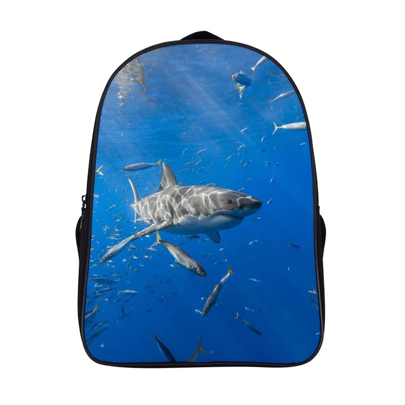 Sac à dos de mode motif requin relief 3D structure allégée - 7